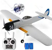 Ki-84 690MM 27.16-Inch Zero-Fighter Remote Controlled Plane Airplane for Beginners Adults Expert 4-Channel Brushless Motor RC Fixed Wing 3D /6G Stunt Flying Mode RC Glider 1/16 ( White 2-Battery )