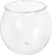 Clear Plastic Fish Bowls for Centerpieces Unbreakable Vases for Air Plants Aquatic Displays and Home Decor Versatile Table Centerpieces for Weddings and Events