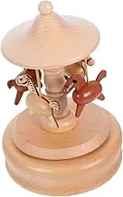 INOOMP Sturdy Wooden Music Box Hand-Crafted Home Decoration for Boys and Girls