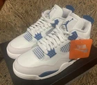 Size 9.5 Air Jordan 4 Retro 2024 Military Blue Industrial Brand New Deadstock DS