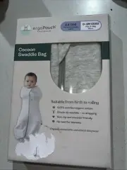 Ergo Pouch Cocoon Swaddle Bag Original 0.2 TOG - Size 000 3-6 Kg