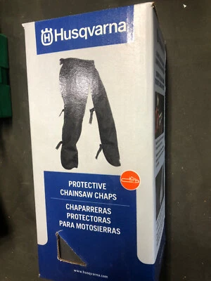 Husqvarna Grey Classic Chainsaw Chaps Protective Legs - BRAND NEW
