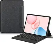 Jarttarn Keyboard Case Touch Compatible with Honor Pad 10 Tablet 12.1 inch 2025, Keyboard with Any-Angle Kickstand & Leather Cover with Magnetic Buckle