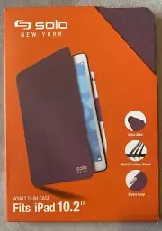 SOLO NEW YORK - WYATT SLIM CASE for IPAD 10.2" mauve purple