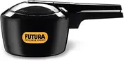[HAWKINS] Futura 2 Litre Pressure Cooker, Hard Anodised Inner Lid Pressure Cooker, Small Cooker, Black (FP20)
