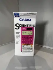 Casio Pink 2nd Edition 16-Digit Solar Powered Scientific Calculator FX-300ESPL