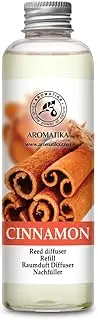 Reed Diffuser Refill Cinnamon with Cinnamon Essential Oil 200ml - Scented Diffuser - Room Diffuser Refill - Home Fragrance - Spicy Fragrance