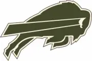 Buffalo Bills Army Green Inspired Mini Football Helmet Decals