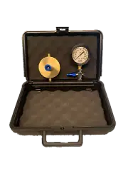 HYDRO-HITCH 2-1/2" NST Fire Hydrant Pressure Gauge 200 PSI & 3-Way Bleeder Valve
