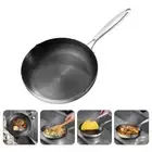Kitchen Frying Pan Stainless Steel Handle Honeycomb Structure Wok Kitchenware