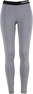 (Large, Carbon Heather/Black) - Nike Womens Pro Core Compression Tights