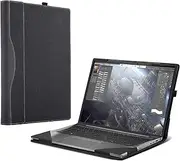 Laptop Case for HP ZBook Firefly 14 G7 | ZBook Firefly 14 G8 14 ”[Not Other Models] All Inclusive Drop Case PU Leather Inside Pocket Cover (Dark Grey)