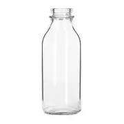 Libbey 92129 Glass 33.5 Oz. Milk Bottle - 24 / CS