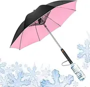 3 In 1 Umbrella With Fan,Portable Misting Fan Umbrella With UV Protection,USB Rechargeable Summer Sunshade for for Outdoor,Beach,BBQ,Fishing,Golfing,and Festivals