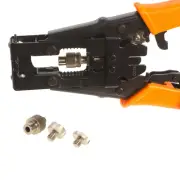 Professional Coax Crimping Tool for BNC RCA F Connectors RG59 RG6 - 3-in-1