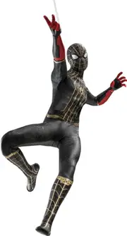 Spider-Man: No Way Home - Spider-Man Black & Gold Suit 1:6 Scale Action Figure - 12 Inch