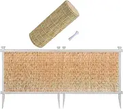 Patio/Garden Privacy Fence Screen,Eco-Friendly Garden Reed Fencing,Bamboo Fencing,Outdoor Privacy Screens and Panels,Decorative Fences,Easy Assembly (Size : W50xH100CM(1.6x3.3ft))