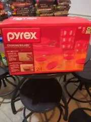 Pyrex 24 Piece Cooking Solved Food Storage Container Set