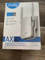 Cudy RE1800 AX1800 Dual Band WiFi Extender Wireless Booster,WiFi6 Range ExtendAG