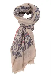 Block Print Cotton Scarf--JJ-LS07
