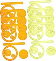 2 Sets Drawing DIY Doodle Supplies Scratch Paper Scratch Painting Paper Color Drawing Painting Kit Templates Pp