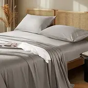 [LBRO2M] 1000 Thread Count 100% Egyptian Cotton Sheets Set Queen Size, 4 Piece Sets Bed Sheet Deep Pocket Sheet Set 16" Soft Comfortable All Season (Queen, Tapue)
