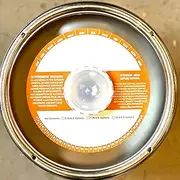 Keg Ring Collar, 6.5" Diameter with 2.25" Cutout, Paperboard, for Keg Labeling (Orange)