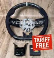 TARIFF FREE CARBON SUEDE WHITE Steering Wheel for MINI F54 F55 F56 F57 F60 21-24 (for: Mini)