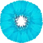 120pcs Goose Feathers 6-8 Inch 15-20cm Decorative Natural Goose Aqua Blue