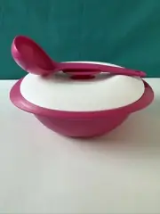 Tupperware Legacy Soup Server ladle 7.5 Cups 1.8L Magenta Pink New