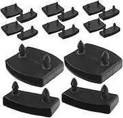 Cabilock Plastic Bed Slat End Caps Holders 20 Single & 10 Double Bed Slat Replacement Accessories for Bed Base and Furniture Support Plastic Connectors