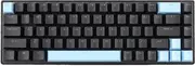 Computer Keyboard, RGB Backlit 68 Keys Gaming Keyboard Plug and Play Blue Switch for Family (Black Blue)