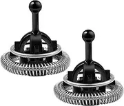 2 Pcs Replacement Whisk for Aeroccino 3 Milk Frother, Stainless Steel Coffee Machines Replacement Part, Compatible Frother Accessory, Easy to Clean(Color:Black)