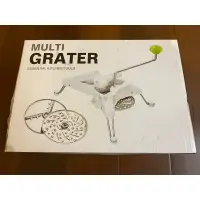 在飛比找蝦皮購物優惠-全新-MULTI GRATER 三合一刨切器 旋轉式刨絲器 