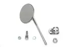 Replica Round Mirror with Round Stem Chrome fits Harley Davidson