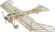 3D Wooden Puzzles DIY Etrich Taube Vintage Airplane Model Kit, Laser Cut Balsa Wood Model Airplane Kits to Build for Adults, WW1 Model Aircraft Kit for Men Festival Birthday Gift