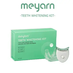 Meyarn 牙齒美白設備套件帶牙齒美白凝膠 5X LED 燈