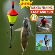 Automatic Fishing Bobbers Float Bite Fishing Tackle Steel Hook E6Z9