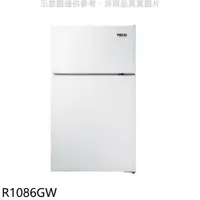 在飛比找蝦皮商城優惠-東元 86公升復古式雙門冰箱R1086GW 大型配送