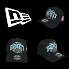 CHARLOTTE HORNETS NBA NEW ERA 9FORTY BLACK & BLUE SNAPBACK CAP HAT LA NY NFL MBL