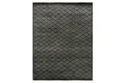 Rug Club-Designer Handknotted Wool Rug-New York-Charcoal-242x295cm