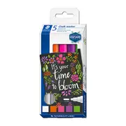 Staedtler Chalk Marker 344 Assorted Pack Of 5