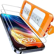 TOCOL for iPhone 13 Pro Max / 14 Plus Screen Protector Military Grade Shatterproof HD Tempered Glass Full Coverage Screen Protector Anti-Fingerprint Easy Installation 2 Packs