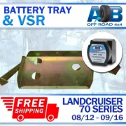 Battery Tray with Voltage Sensitive Relay for Toyota LandCruiser 70 series (for: Toyota)