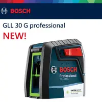 在飛比找蝦皮購物優惠-金金鑫五金 正品 Bosch 博世 綠光十字墨線儀 GLL 