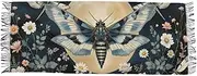 [AIXIWAWA] Women's Pashminas Scarf Art Boho Butterfly Print, Shawls Wrap Lightwight with Tassel for Evening Dress Dinner Party, Multicolor