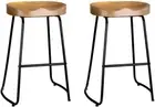 Bar Stools Stool Set of 2 Kitchen Counter Barstools Dining Chair Chairs Vintage