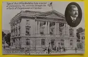 GETTYSBURG * Daniel LaFean US Post Office Bldg Political 1900s ADAMS COUNTY PA