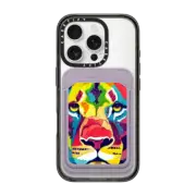 Snappy MagSafe Wallet Snappy™ BioVeg Wallet MagSafe Compatible Colorful Lion