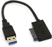 JSER USB 3.0 to 7+6 13pin Slimline Sata Adapter Cable for Laptop Cd DVD Rom Optical Drive